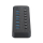 Orico 7x USB-A 3.0 z włącznikami - czarny - 1343441 - zdjęcie 2